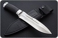 Нож Скорпион граб - черное дерево, 50х14мф, алюминий : фото 8