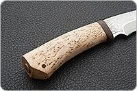 Нож Хазар карельская береза, 100х13м, текстолит : фото 5