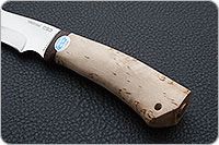 Нож Хазар карельская береза, 100х13м, текстолит : фото 6