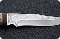 Нож Хазар карельская береза, 100х13м, текстолит : фото 7