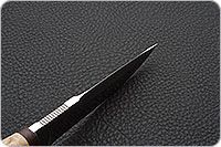 Нож Хаски карельская береза, 100х13м, текстолит : фото 8