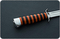 Нож Штрафбат - Георгиевская лента оргстекло, 95х18, алюминий : фото 5