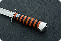 Нож Штрафбат - Георгиевская лента оргстекло, 95х18, алюминий : фото 6