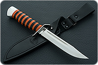 Нож Штрафбат - Георгиевская лента оргстекло, 95х18, алюминий : фото 9