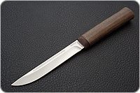 Нож Бурятский малый орех, 100х13м, текстолит : фото 2
