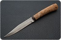 Нож Заноза карельская береза, 100х13м, текстолит : фото 2