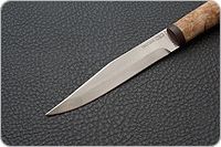 Нож Заноза карельская береза, 100х13м, текстолит : фото 3