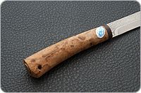 Нож Заноза карельская береза, 100х13м, текстолит : фото 5