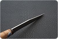 Нож Заноза карельская береза, 100х13м, текстолит : фото 8