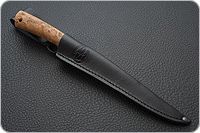 Нож Заноза карельская береза, 100х13м, текстолит : фото 10