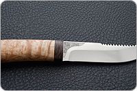 Нож Робинзон-2 карельская береза, 100х13м, текстолит : фото 7