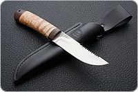 Нож Робинзон-2 карельская береза, 100х13м, текстолит : фото 9