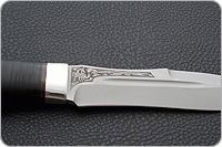 Нож Скорпион наборная кожа, s390, алюминий : фото 7