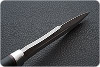 Нож Скорпион наборная кожа, s390, алюминий : фото 8