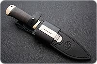 Нож Скорпион наборная кожа, aus-8, латунь : фото 10