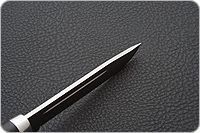 Нож Финка-3 граб - черное дерево, aus-8, алюминий : фото 7