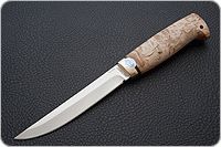 Нож Финка-5 карельская береза, elmax, латунь : фото 2