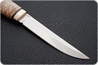 Нож Финка-5 карельская береза, elmax, латунь : фото 4