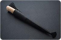 Нож Финка-5 карельская береза, elmax, латунь : фото 9