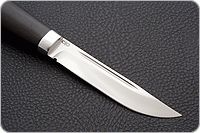 Нож Финка-Лаппи граб - черное дерево, 95х18, алюминий : фото 4