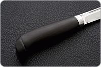 Нож Финка-Лаппи граб - черное дерево, 95х18, алюминий : фото 5