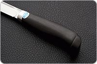 Нож Финка-Лаппи граб - черное дерево, 95х18, алюминий : фото 6