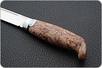 Нож Финка-Лаппи карельская береза, rwl-34, алюминий : фото 6