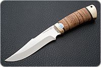 Нож Хазар береста, s390, латунь : фото 2