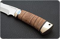 Нож Хазар береста, s390, латунь : фото 6