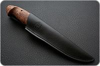 Нож Хаски карельская береза, elmax, латунь : фото 9