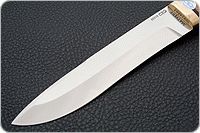 Нож Шаман-1 карельская береза, 95х18, латунь : фото 3