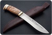 Нож Шаман-1 карельская береза, 95х18, латунь : фото 9