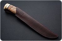 Нож Шаман-1 карельская береза, 95х18, латунь : фото 10