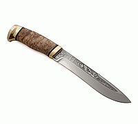 Нож Шаман-1 карельская береза, 95х18, латунь : фото 11