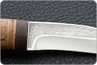 Нож Шаман-2 береста, 100х13м, текстолит : фото 3
