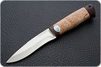 Нож Шаман-2 карельская береза, 100х13м, текстолит : фото 2