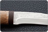 Нож Шаман-2 карельская береза, 100х13м, текстолит : фото 7