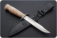 Нож Штрафбат карельская береза, 100х13м, без тыльника : фото 9