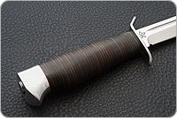 Нож Штрафбат наборная кожа, elmax, алюминий : фото 5