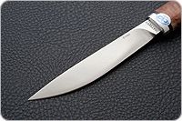 Нож Якут карельская береза, elmax, алюминий : фото 3