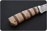 Нож Бекас орех, 95х18, алюминий : фото 5