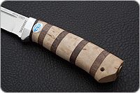 Нож Бекас орех, 95х18, алюминий : фото 6