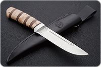 Нож Бекас орех, 95х18, алюминий : фото 9