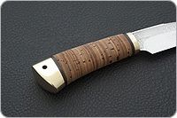 Нож Добрый береста, elmax, латунь : фото 5