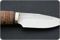 Нож Добрый береста, elmax, латунь : фото 7