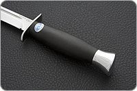 Нож Финка-2 граб - черное дерево, 100х13м, алюминий : фото 6