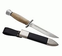 Нож Финка-2 деревянные ножны карельская береза, 95х18, алюминий : фото 9