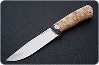 Нож Турист карельская береза, 100х13м, текстолит : фото 2