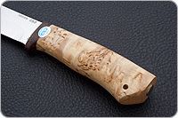 Нож Турист карельская береза, 100х13м, текстолит : фото 6