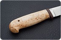 Нож Сапсан карельская береза, 95х18, текстолит : фото 5